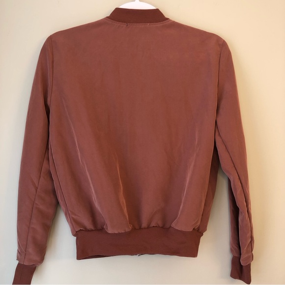 American Apparel Light Bomber Jacket/Womens/Size Small - Picture 4 of 9